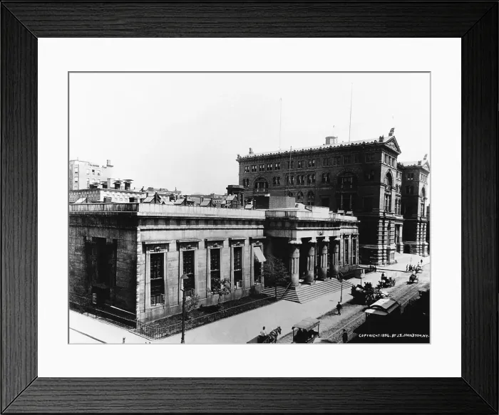 Framed Print : Exterior View of Tombs Prison Framed Print : Exterior View of Tombs Prison