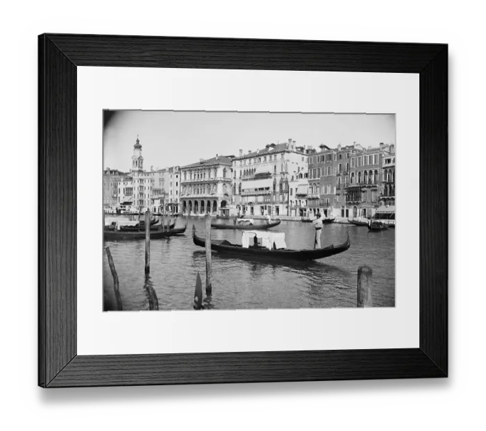 Framed Print : Grand Canal Scene Framed Print : Grand Canal Scene