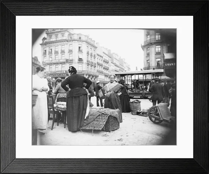 Framed Print : View of Vegetable Merchant Framed Print : View of Vegetable Merchant