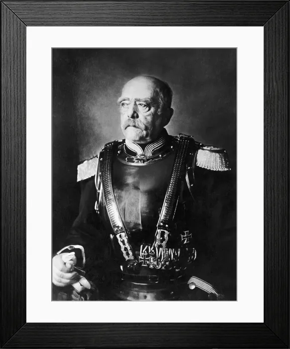 Framed Print : Portrait Of Otto Von Bismark 1894 Framed Print : Portrait Of Otto Von Bismark 1894
