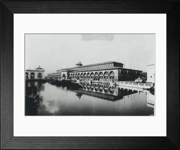Framed Print : Transportation Building at World's Fair