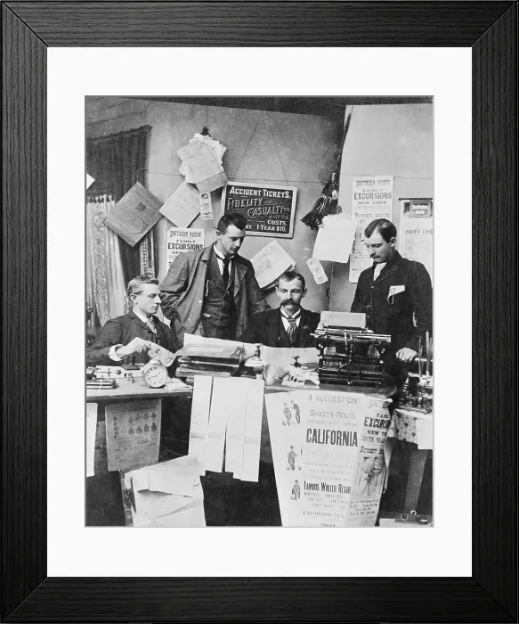 Framed Print : South Pacific Railroad Office Framed Print : South Pacific Railroad Office