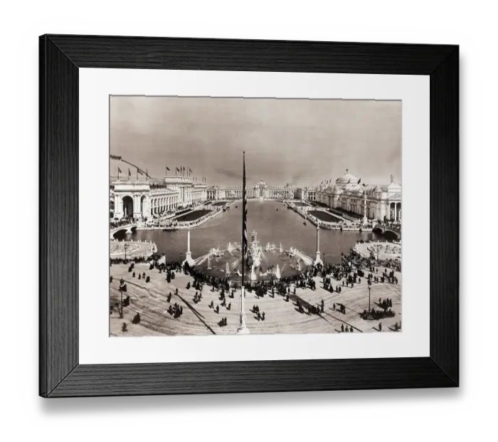 Framed Print : Scene from the Columbian Exposition Framed Print : Scene from the Columbian Exposition