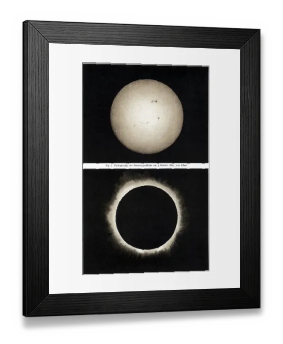 Framed Print : Photos Of Solar Eclipse & Sun Spots Framed Print : Photos Of Solar Eclipse & Sun Spots