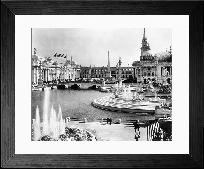 Framed Print : Columbian Exposition Buildings In Chicago Framed Print : Columbian Exposition Buildings In Chicago