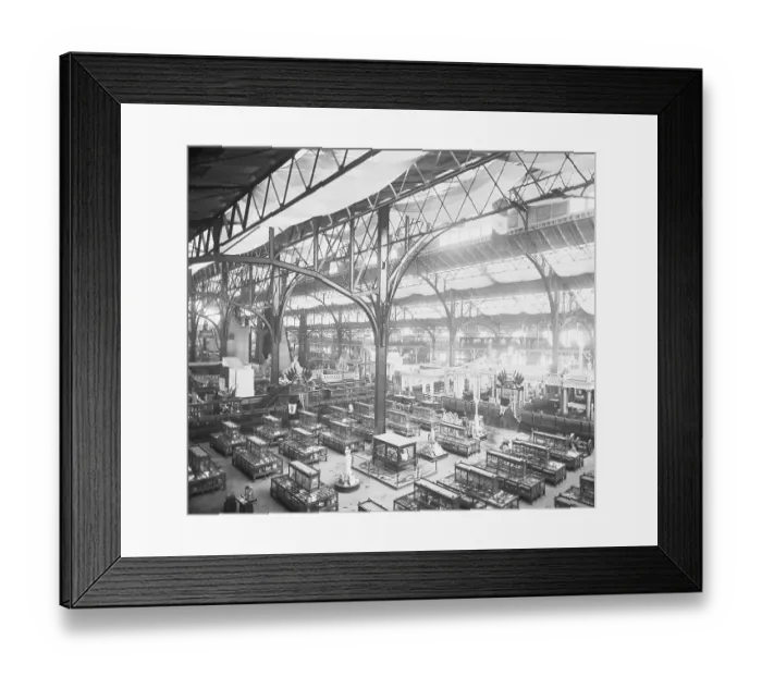 Framed Print : North End of Interior Mines and Mining Building Framed Print : North End of Interior Mines and Mining Building