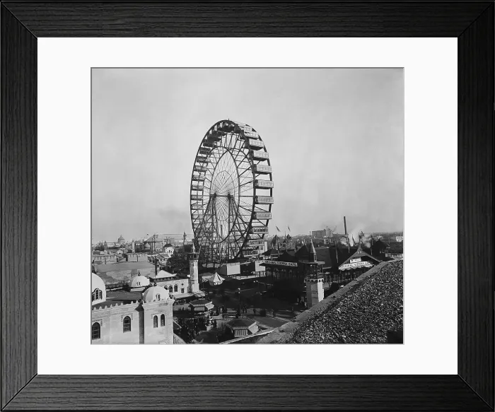 Framed Print : Ferris Wheel at Fair Framed Print : Ferris Wheel at Fair