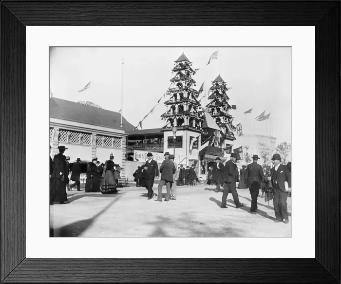 Framed Print : Columbian Exposition at Chicago World's Fair