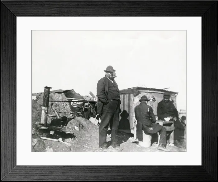 Framed Print : Shantytown Residents Framed Print : Shantytown Residents