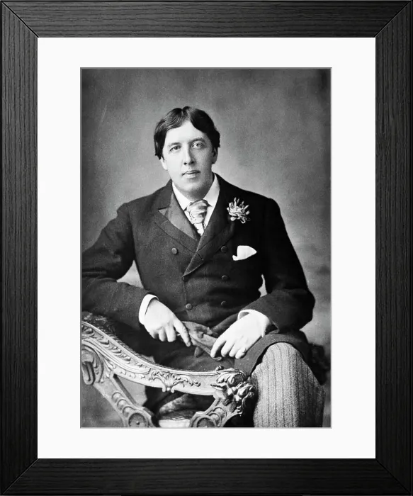 Framed Print : Oscar Wilde Framed Print : Oscar Wilde