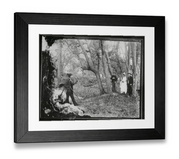 Framed Print : Trio Posing for Outdoor Photograph Framed Print : Trio Posing for Outdoor Photograph