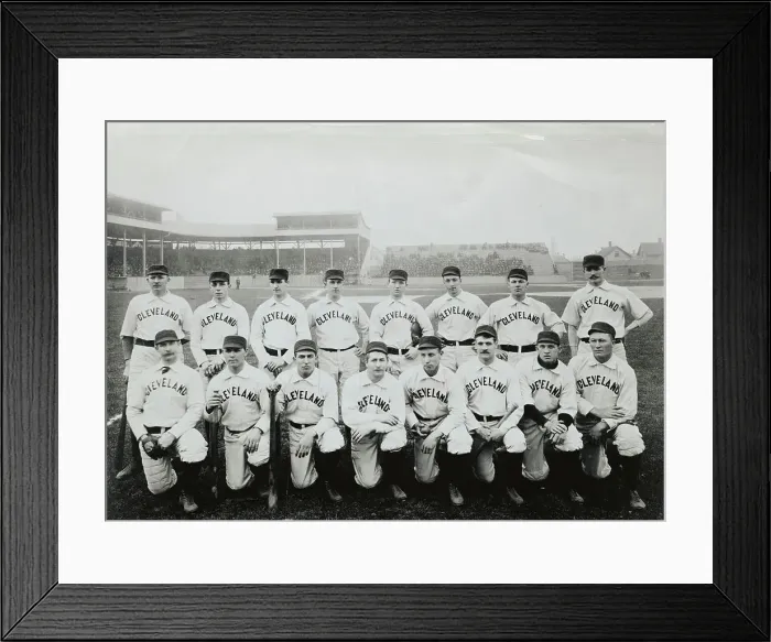 Framed Print : Cleveland Baseball Club Framed Print : Cleveland Baseball Club