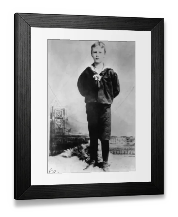 Framed Print : Franklin Delano Roosevelt as a Boy Framed Print : Franklin Delano Roosevelt as a Boy