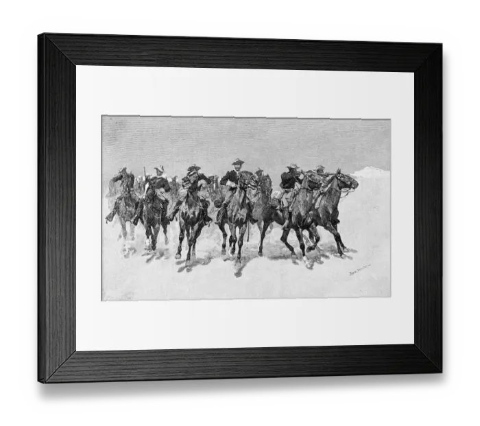 Framed Print : Captain Dodge's Troops to the Rescue Framed Print : Captain Dodge's Troops to the Rescue
