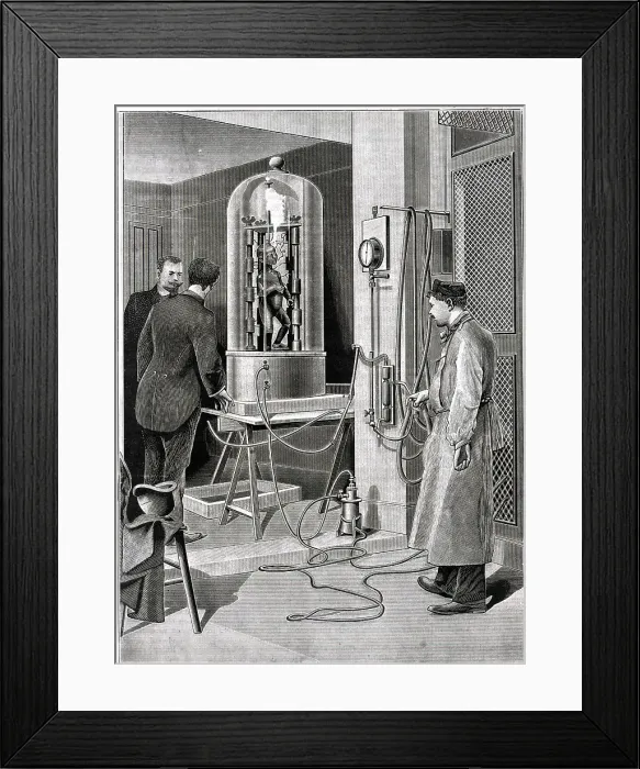 Framed Print : Electroplating The Dead Framed Print : Electroplating The Dead