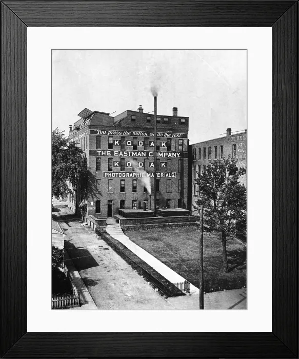 Framed Print : Factory of Eastman Kodak Company Framed Print : Factory of Eastman Kodak Company