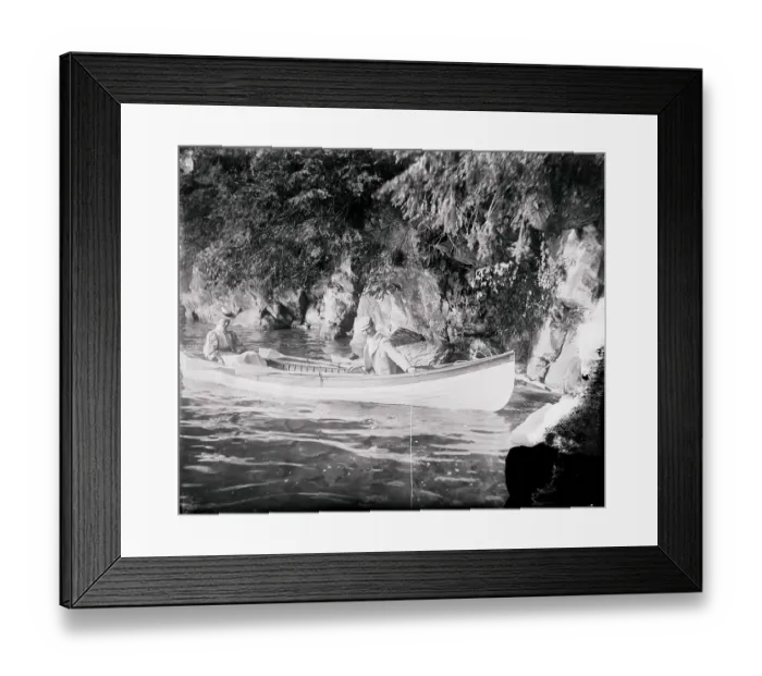 Framed Print : Couple Fishing Framed Print : Couple Fishing