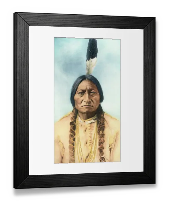 Framed Print : Sitting Bull, Native North American Chief Framed Print : Sitting Bull, Native North American Chief