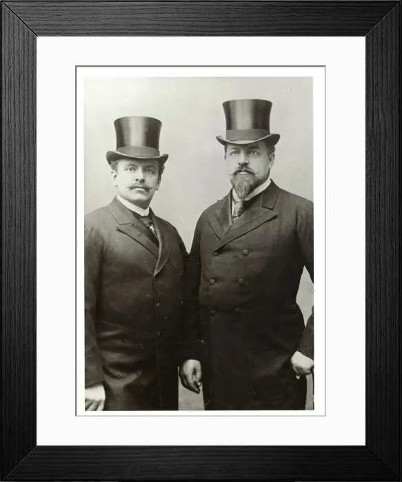 Framed Print : Jean de Reszke and His Brother Framed Print : Jean de Reszke and His Brother