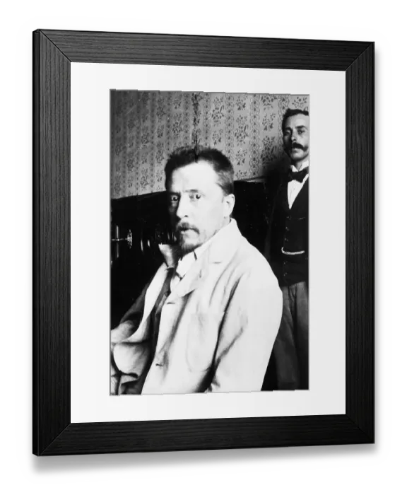 Framed Print : Waist Up Portrait Of Hugo Wolf Framed Print : Waist Up Portrait Of Hugo Wolf