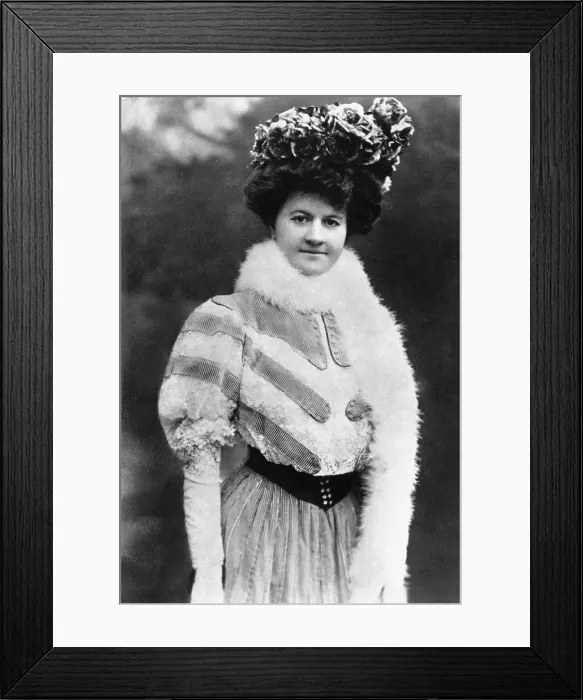 Framed Print : Portrait of Ellen Glasgow Framed Print : Portrait of Ellen Glasgow