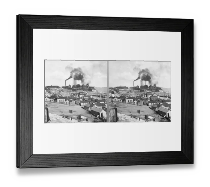 Framed Print : Industrial Landscape