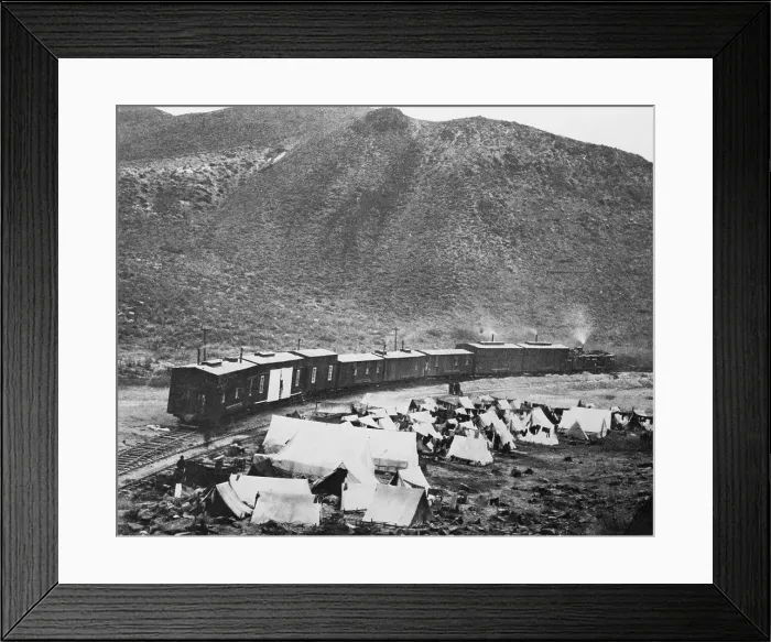 Framed Print : Chinese Work Camp Framed Print : Chinese Work Camp