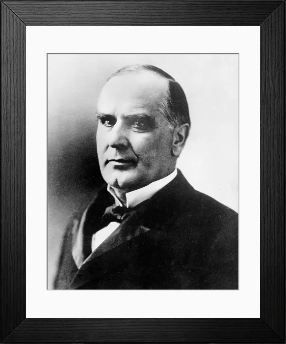 Framed Print : American President William McKinley Framed Print : American President William McKinley