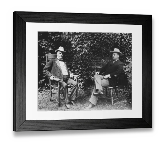 Framed Print : William McKinley and Theodore Roosevelt Framed Print : William McKinley and Theodore Roosevelt