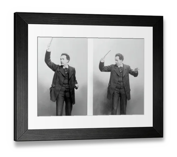 Framed Print : Conductor Richard Strauss Rehearsing Framed Print : Conductor Richard Strauss Rehearsing