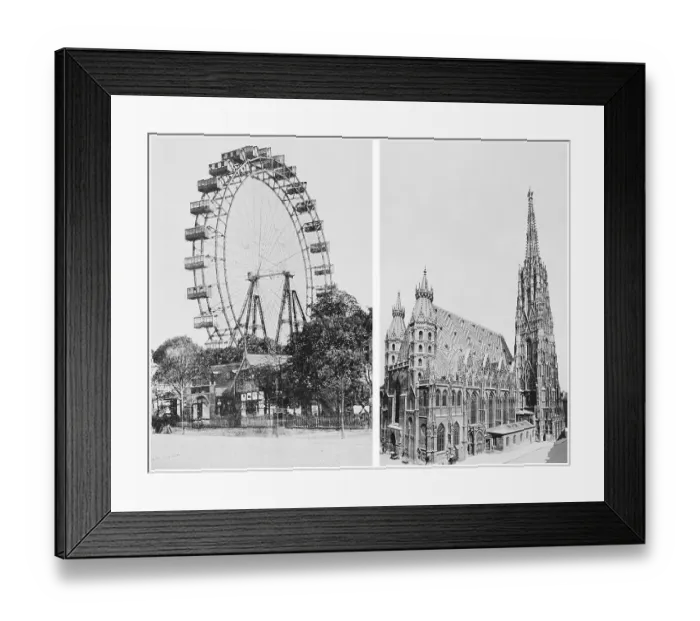 Framed Print : Ferris Wheel and St. Stephen's Framed Print : Ferris Wheel and St. Stephen's