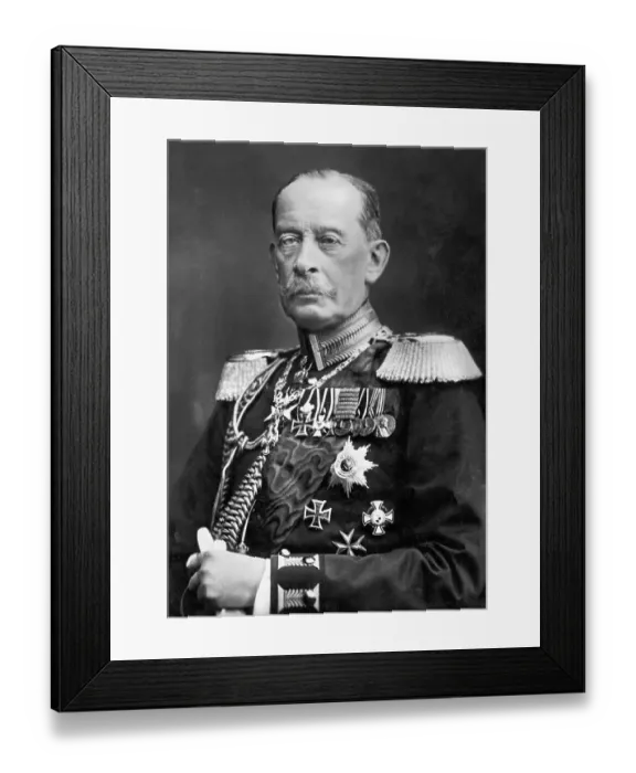 Framed Print : Alfred von Schlieffen in Uniform Framed Print : Alfred von Schlieffen in Uniform