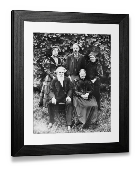 Framed Print : Typical American Family Framed Print : Typical American Family