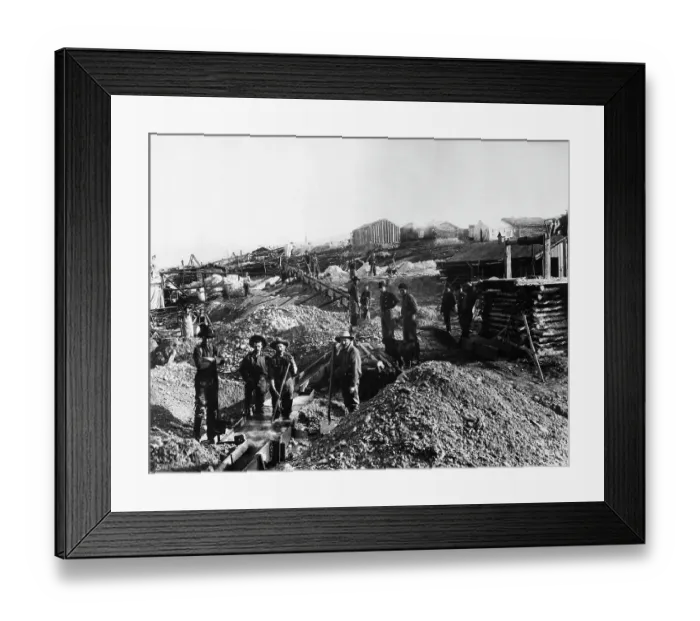 Framed Print : Yukon Gold Mine Framed Print : Yukon Gold Mine