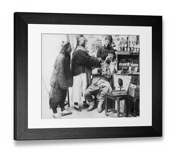 Framed Print : Dentist Working on Patient Framed Print : Dentist Working on Patient