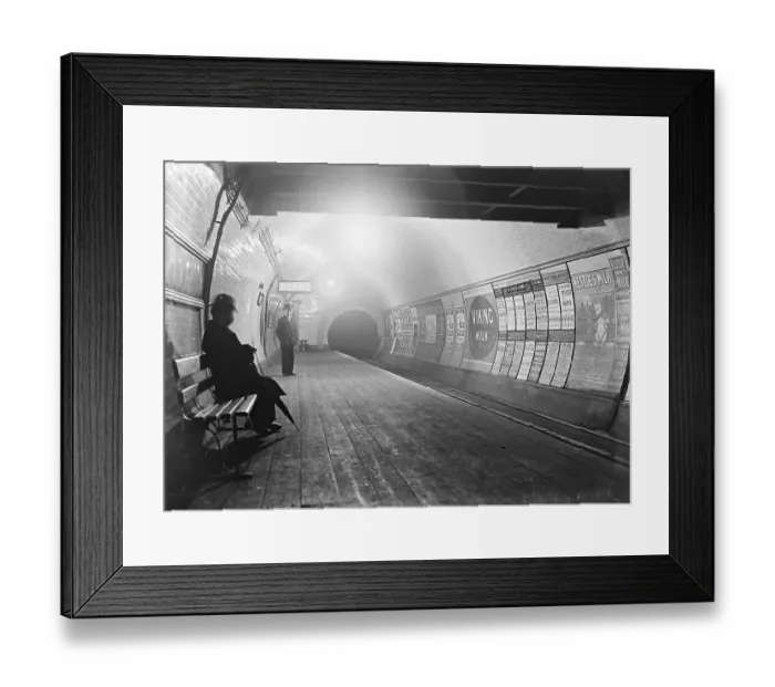 Framed Print : Interior of London Subway Framed Print : Interior of London Subway