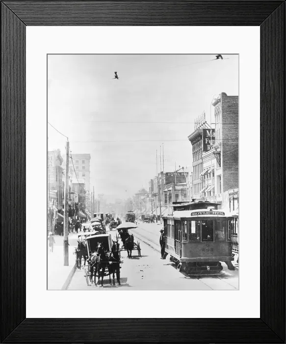 Framed Print : Los Angeles Intersection Framed Print : Los Angeles Intersection