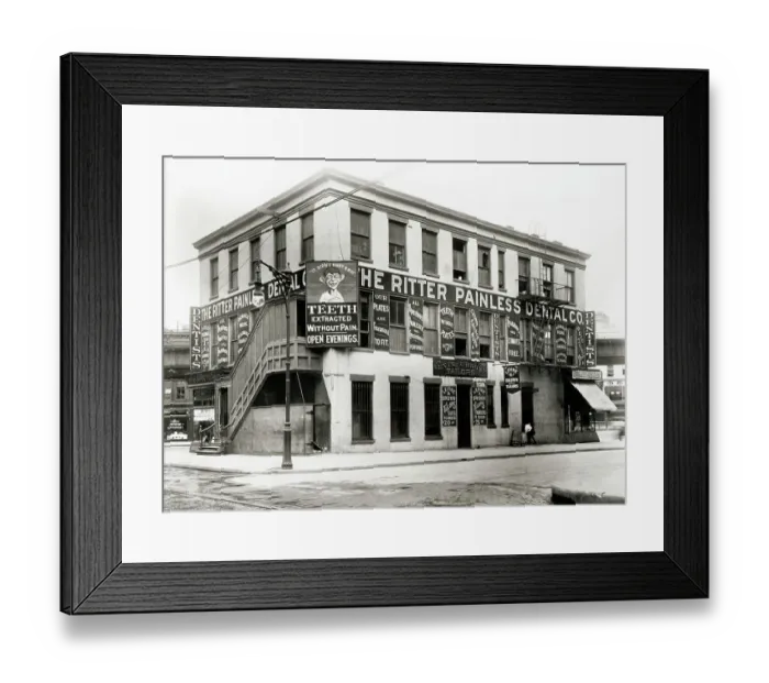 Framed Print : Ritter Painless Dental Offices Framed Print : Ritter Painless Dental Offices