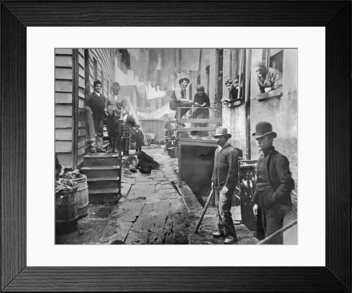 Framed Print : Men Gathered in Bandit's Roost Framed Print : Men Gathered in Bandit's Roost