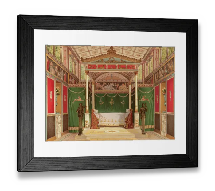 Framed Print : Reconstruction of Roman Interior Framed Print : Reconstruction of Roman Interior