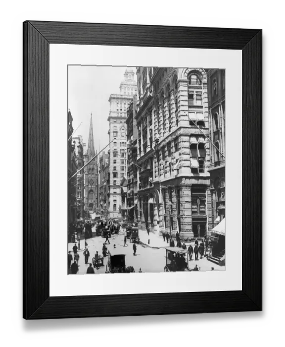 Framed Print : Wall Street