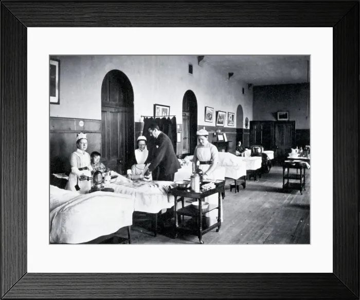 Framed Print : A Ward at The Royal Infirmary Framed Print : A Ward at The Royal Infirmary