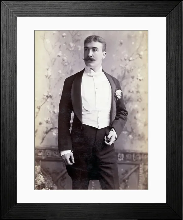 Framed Print : The Well Dressed Party Goer Of 1890 Framed Print : The Well Dressed Party Goer Of 1890