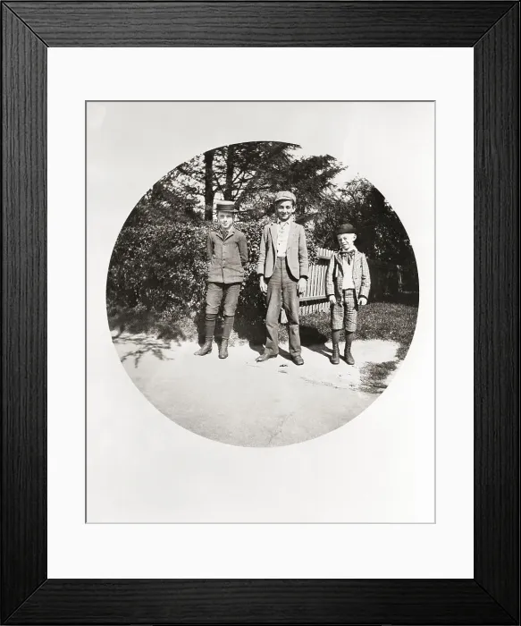 Framed Print : Three Boys In Sunday Best Framed Print : Three Boys In Sunday Best