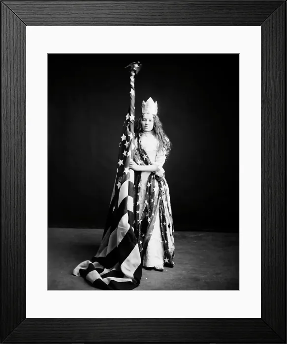 Framed Print : Miss Oregon in 1890 Framed Print : Miss Oregon in 1890