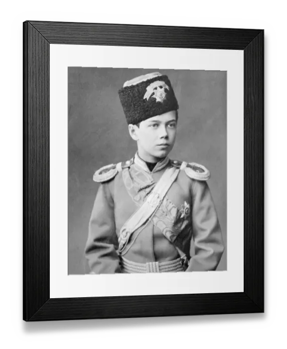 Framed Print : Czar Nicholas as a Boy Framed Print : Czar Nicholas as a Boy