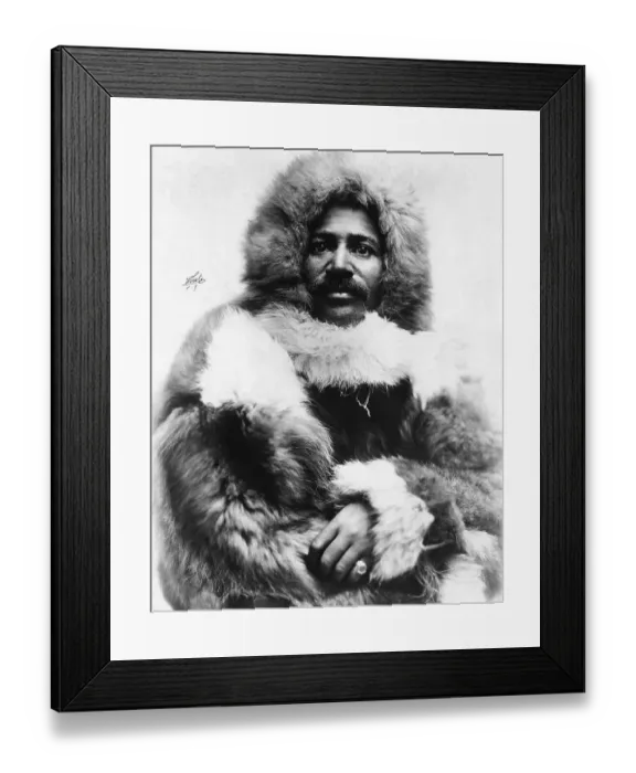 Framed Print : Portrait of Matthew Henson Framed Print : Portrait of Matthew Henson