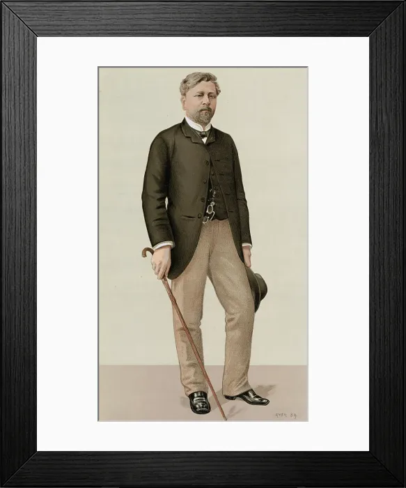 Framed Print : Portrait of Gustave Eiffel Framed Print : Portrait of Gustave Eiffel