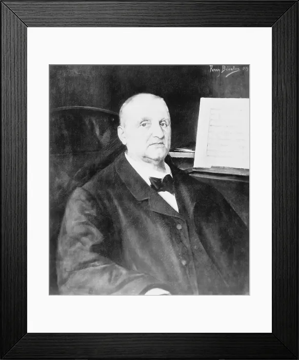 Framed Print : Anton Bruckner by Jerry Branton Framed Print : Anton Bruckner by Jerry Branton