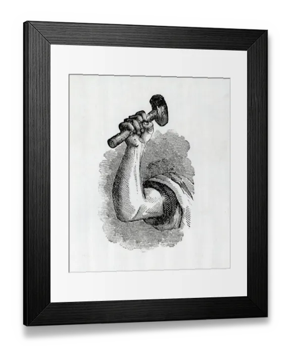 Framed Print : Labor Class Arm and Hammer Framed Print : Labor Class Arm and Hammer